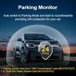 Mangoal Front 4K & Rear 1080P Dash Cam Custom Fit for Jeep Gladiator JT 2020 2021 2022 2023 2024 & Wrangler JL 2018-2024 etc, UHD 2160P, App & WiFi,128GB Card