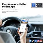 Mangoal F150 Dash Cam 4K Custom fit for Ford F150 2018-2025 F250/F350 Super Duty 2020-2025 XLT Lariat King Ranch Raptor Limited Platinum(Model A), UHD 2160P Video, WiFi, App, 128GB Card