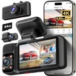 REDTIGER 4K Triple Channel Dashcam with GPS