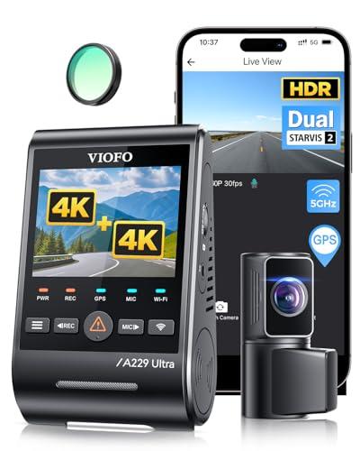 VIOFO A229 Dual 4K Dash Cam with Night Vision