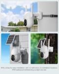 SANSCO 4G Cellular Solar Security Camera - 2 Pack