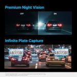 Vueroid S1 4K Infinite 2CH Dash Cam Front and Rear Car Camera, 4K, 2.5K Dashcam for Car, STARVIS 2, Night Vision, 24/7 Recording, 5G WiFi GPS, Car Surveillance Camera, Gifts for Men Women