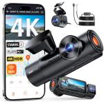 [Bundle-2 Items: Vantrue N4 Pro S 4K 3CH & Hardwire Kit] STARVIS 2, 4K+1080P+2.5K Front Inside Rear Dash Camera, Night Vision, 24Hrs Parking Mode, GPS, Wi-Fi Dash Cam