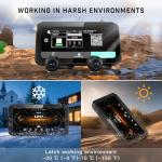 Motorcycle Dash Cam,2K+2K Front and Rear Camera HD Motorcycle DVR, 6.25-inch Touch Screen, Carplay GPS Navigation,IP67 Waterproof, WiFi, Bluetooth, Starvis Night Vision, G-Sensor, Free 128GB TF Card