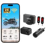 INNOVV RC6 Motorcycle DashCam Set with Blind Spot Detection, QHD 2K+1080P Front and Rear Camera, Lane Change Assist System with Voice & Indicators Alert, IP67 Waterproof, 24hr Sentry Mode
