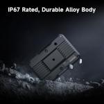 HFK HM201 Motorcycle Dash Cam, 1080P +1080P Motorcycle Camera Front and Rear, Stealth Design, IP67 Waterproof, 5G WiFi, Loop Recording, G-Sensor, Built in eMMC 64GB Storage, Support 512GB Max