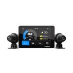 CHIGEE XR-2 4.3" Motorcycle CarPlay & Android Auto Dual Dash Cam, 30FPS Recording, 30FPS/60FPS Screen Refresh Rate,Supports TPMS/IP68 Waterproof, Designed for Motorcycles