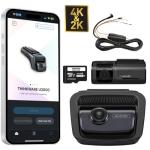THINKWARE U3000 4K Dash Cam Front and Rear with Hardwiring Cable, Built-in Wi-Fi GPS, STARVIS Image Sensor, Parking Mode (2CH Bundle)