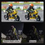 HFK HM502 Motorcycle Dash Cam Front and Rear, 1080P + 1080P Motorcycle Camera, IP67 Waterproof, 5G WiFi, 150° Wide Angle, Night Vision, G-Sensor, Built in eMMC 128GB Storage, Support 512GB Max