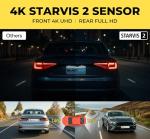 BlackVue DR970X-2CH Plus 64GB | 2-Channel Dash Cam (4K-Full HD), STARVIS 2 Sensor, Parking Mode, Up to 512GB, Easy Setup via App, Wi-Fi, GPS, Cloud Auto Backup