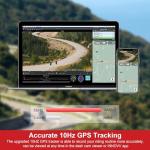 INNOVV K7 Motorcycle Dash Cam, 2K + 2K Front and Rear Camera with EIS Anti-Shake, Motorcycle DashCam with 24hr Sentry Mode, Emerg Auto Save GPS, App Connect, IP67 Waterproof, Max Support 512 GB