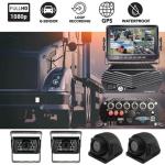 Falcon Eye Electronics Multi Cam Live Streaming 3-8 Cam System (6 Cam w/ 1TB Memory: (1) Black Box, (1) LCD, (4) HD cams, (2) Side cams (1) 9ft Cable, (2) 16ft Cable, (2) 32ft Cable, (1) 49ft Cable)