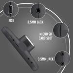 FalconEye Electronics EagleEye 2nd Gen Triple Cam 2K Dashcam, Records 3 Viewpoints Now with WiFi (Dash Cam + 128GB + No Hardwire Kit)