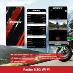 INNOVV K7 Motorcycle Dash Cam, 2K + 2K Front and Rear Camera with EIS Anti-Shake, Motorcycle DashCam with 24hr Sentry Mode, Emerg Auto Save GPS, App Connect, IP67 Waterproof, Max Support 512 GB