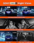 【Bundle: Vantrue N5 4 Channel WiFi Dash Cam + Hardwire Kit + CPL Filter + Remote Control】 2.7K+1080P*3 Front Rear Inside Camera with Side View, STARVIS 2, Voice Control, GPS, 24H Parking Mode