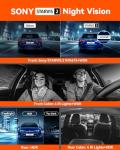 【Bundle: Vantrue N5 4 Channel WiFi Dash Cam + 256GB microSD Card】 2.7K+1080P*3 Front Rear Inside Camera with Side View, STARVIS 2, Voice Control, GPS, 24hrs Buffered Parking Mode