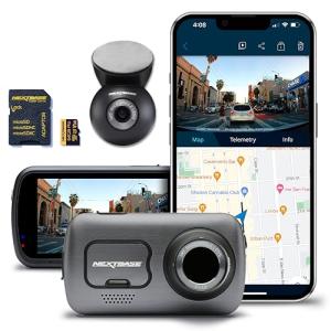 Nextbase 622GW Dash Cam with Rear Window Cam & 64GB Micro SD Card Bundle - True 4K 30fps UHD Recording Dash Cam, Wi-Fi, GPS, Bluetooth, Alexa Enabled, Image Stabilization, Parking Mode