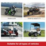 INNOVV K7 Motorcycle Dash Cam, 2K + 2K Front and Rear Camera with EIS Anti-Shake, Motorcycle DashCam with 24hr Sentry Mode, Emerg Auto Save GPS, App Connect, IP67 Waterproof, Max Support 512 GB