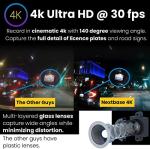 Nextbase 622GW Dash Cam with Rear Window Cam & 64GB Micro SD Card Bundle - True 4K 30fps UHD Recording Dash Cam, Wi-Fi, GPS, Bluetooth, Alexa Enabled, Image Stabilization, Parking Mode