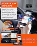 【Bundle: Vantrue N5 4 Channel WiFi Dash Cam + Hardwire Kit + CPL Filter + Remote Control】 2.7K+1080P*3 Front Rear Inside Camera with Side View, STARVIS 2, Voice Control, GPS, 24H Parking Mode