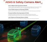 Thinkware U3000 4K Front Dash Cam with Sony STARVIS 2 Sensor, Built-in Radar Parking Mode, Super Night Vision 4.0, Dual-Band Wi-Fi, GPS, HDR, ADAS, Bluetooth, Supports Up to 512GB microSD