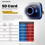 Nextbase 622GW Dash Cam with Rear Window Cam & 64GB Micro SD Card Bundle - True 4K 30fps UHD Recording Dash Cam, Wi-Fi, GPS, Bluetooth, Alexa Enabled, Image Stabilization, Parking Mode