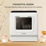 ChuMaste Portable Countertop Dishwasher with 5 Wash Programs