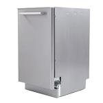 Avanti 18-Inch Built-In Dishwasher with 3 Wash Options