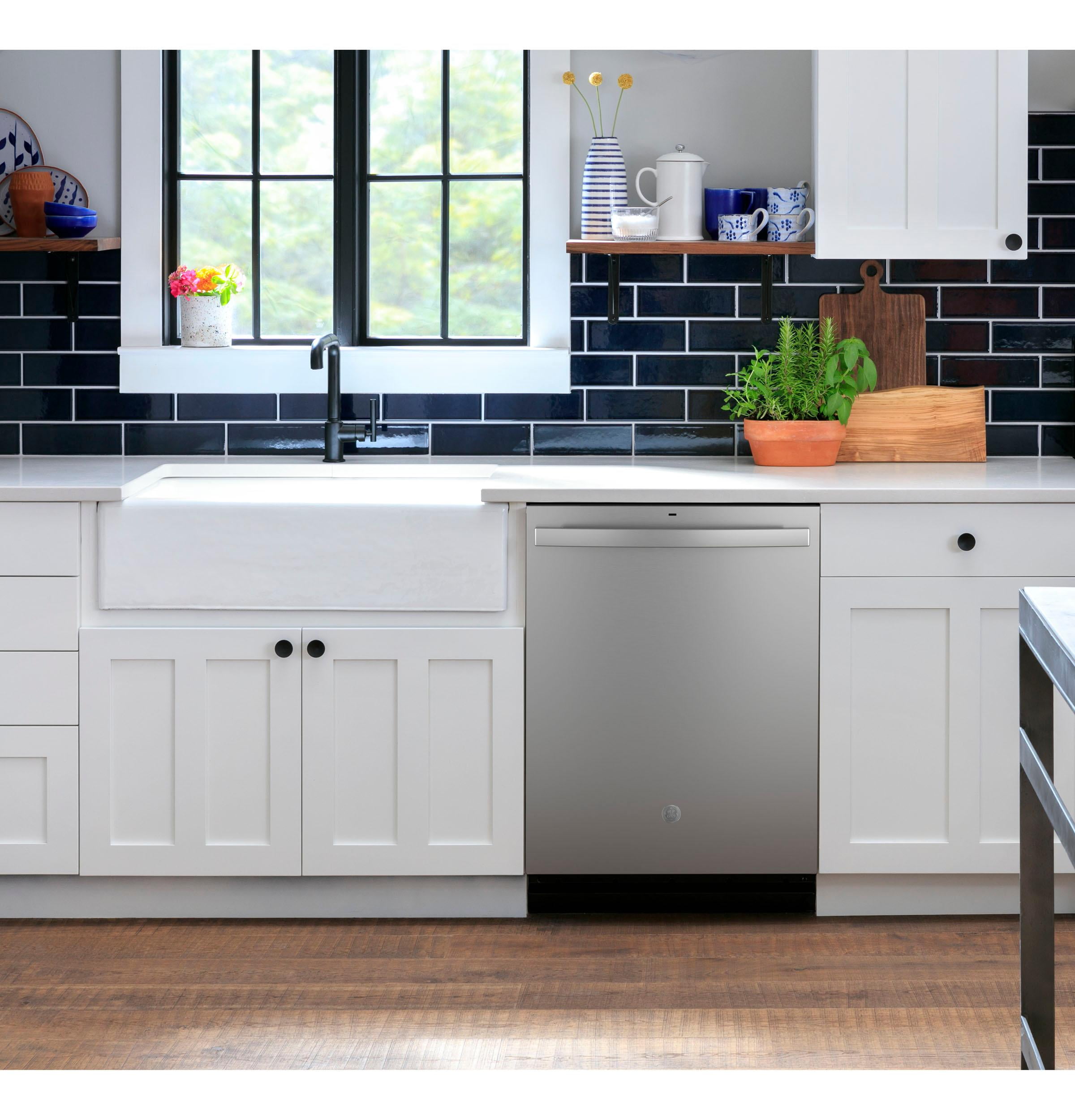 GE Top Control Dishwasher with Sanitize Cycle & Dry Boost