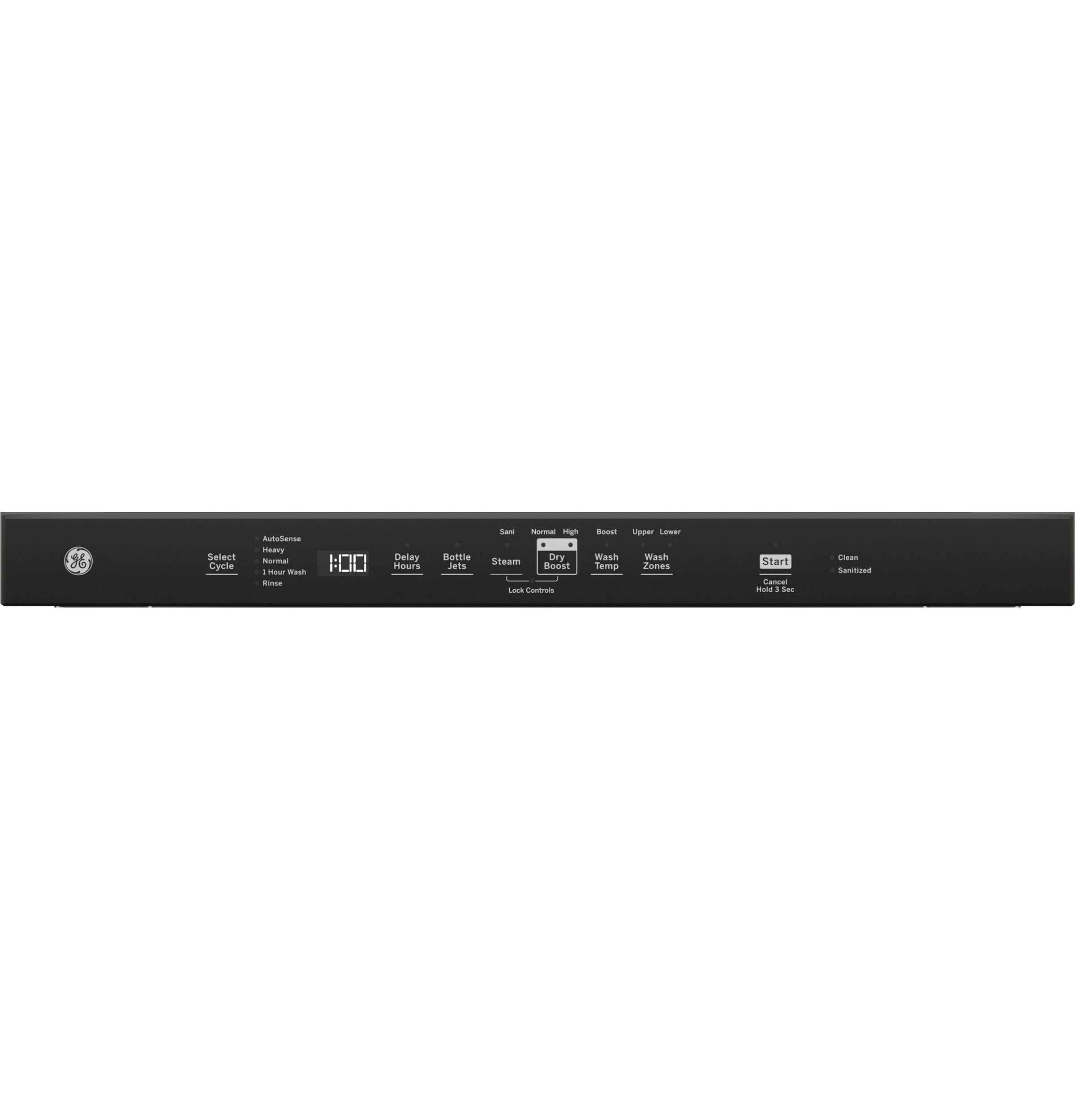 GE Top Control Dishwasher with Sanitize Cycle & Dry Boost