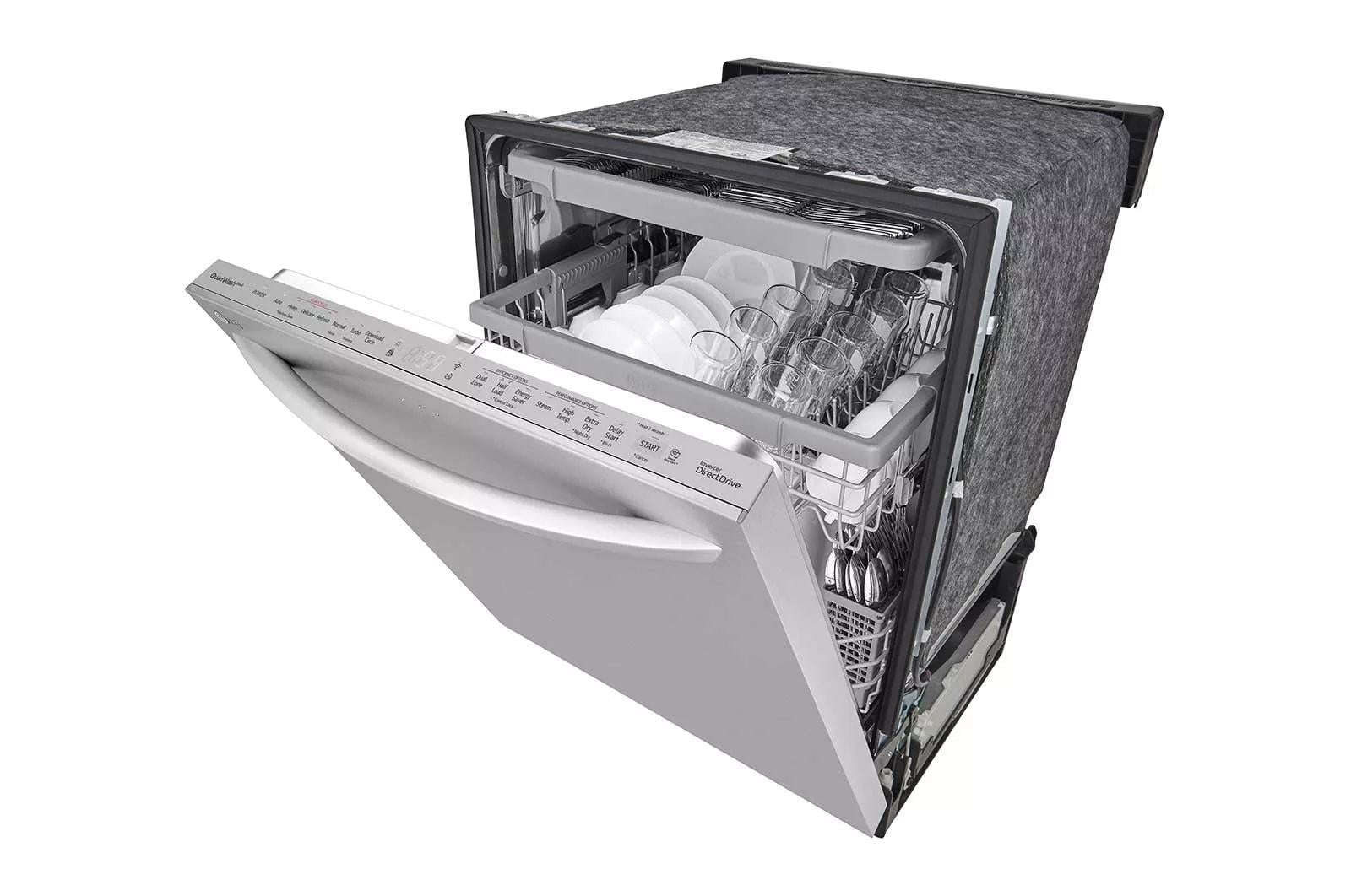 LG Stainless Steel Top Control Dishwasher with Quadwash by LDTS5552S