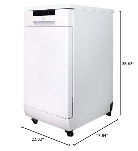 Portable Energy Star Dishwasher with 6 Wash Programs