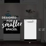 Compact Frigidaire Front Control Dishwasher in White