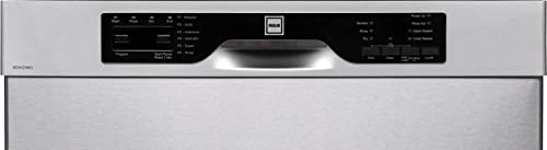 RCA Front Control Built-in Dishwasher, 57 DBA, Stainless Steel