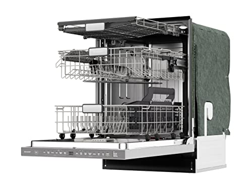 SHARP Smart Dishwasher Works with Alexa - LED Lights