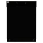 Kenmore 24" Built-in Stainless Steel Tub Dishwasher SmartWash, UltraWash, SmartDry Plus, MoreSpace Adjustable Rack and Leak Detect, Energy Star Certified, Black