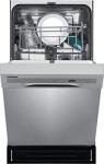 FRIGIDAIRE 18 in. ADA Compact Front Control Dishwasher in Stainless Steel with Dual Spray Arms, 52 dBA, includes room-of-choice delivery