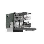 SHARP SDW6757ES Slide-In Dishwasher, Stainless Steel Finish, 24" Wide, Soil Sensors, Premium White LED Interior Lighting, Smooth Glide Rails, Heated Dry Option, Responsive Wash Cycles, Power Wash Zone