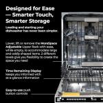 Kenmore 22-14625 24" Built-In Dishwasher - Quiet Tub with TurboDry, Leak, & SmartWash Soil Detection - 15 Place Settings - 49 DBA - ENERGY STAR Certified - Fingerprint Resistant Stainless Steel