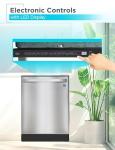 BLACK+DECKER 24" Designer Series Built-In Dishwasher, 14-Place Setting Capacity with Stainless Steel Tub, Dish Washer with 6 Wash Programs, Low Noise, ENERGY STAR Certified, BDW500MHS