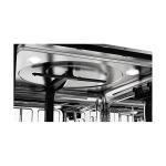 SHARP SDW6757ES Slide-In Dishwasher, Stainless Steel Finish, 24" Wide, Soil Sensors, Premium White LED Interior Lighting, Smooth Glide Rails, Heated Dry Option, Responsive Wash Cycles, Power Wash Zone