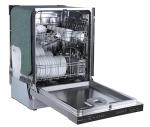 Honeywell 24 Inch Dishwasher with 12 Place settings, 7 Washing Cycles, Stainless Steel and Plastic Tub, UL/Energy Star- Stainless Steel