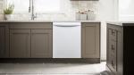 Kenmore 24" Built-in Stainless Steel Tub Dishwasher EasyFlex 3rd, SmartWash, UltraWash, TurboDry, MoreSpace Plus Adjustable Rack, Energy Star Certified, White