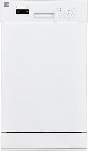 Kenmore 18" Built-in Stainless Steel Tub Dishwasher EasyFlex 3rd, SmartWash, UltraWash Plus, TurboDry, MoreSpace Adjustable Rack, Energy Star Certified, White