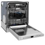 ZLINE Autograph Edition 24" 3rd Rack Top Touch Control Tall Tub Dishwasher in Stainless Steel with Gold Handle, 51dBa (DWMTZ-304-24-G)