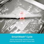 Kenmore 18" Built-in Stainless Steel Tub Dishwasher EasyFlex 3rd, SmartWash, UltraWash Plus, TurboDry, MoreSpace Adjustable Rack, Energy Star Certified, White
