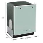Unique Appliances UGP-24CR DW W Classic Retro Built Extremely Quiet Dishwasher Machine for Home Use, 6 Wash Cycles, 14 Place Settings, 120 V, 24", Marshmallow White