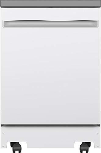 GE Portable Tall Tub Dishwasher - Top Control, White