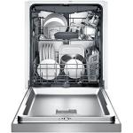 Bosch SHEM63W55N 24" 300 Series Built In Full Console Dishwasher with 5 Wash Cycles,in Stainless Steel