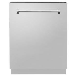 ZLINE 24" Tallac Series 3rd Rack Tall Tub Dishwasher in Stainless Steel, 51dBa (DWV-24) (304 Stainless Steel)